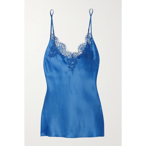 아이.디.세리에리 샹티이 레이스 실크 새틴 캐미솔 13452677153048261
