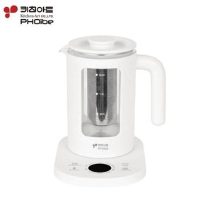 키친아트 포이베 티메이커 KA-JS1802 전기포트 1.5L 스텐거름망 내열유리 더치조작부