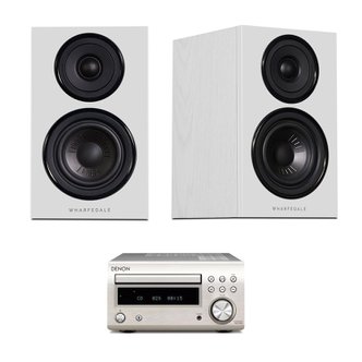  데논 RCD-M41 + 와피데일(Wharfedale) Diamond 12.1 분리형 오디오 미니 컴포넌트 세트