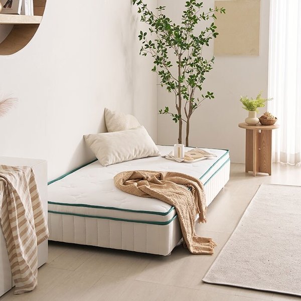 라인 좁은방 자취방 저상형 일체형침대 (유로탑/싱글) DB5013R (착불)