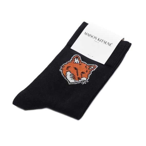 [부산점] 25FW 남성 폭스헤드 양말 (PM06400KT0010 P199 M 25F)