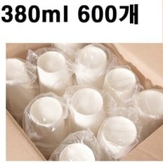 Nobrand테이크아웃 종이컵 380ml 600P 탕비실 넉넉 한번에 회사 학교 휴