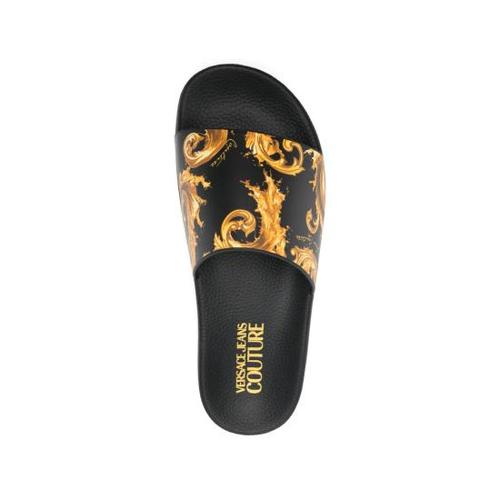 베르사체 뮬/슬리퍼 80VA3SQ3ZS365G89 BLACK GOLD DOM