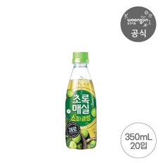 초록매실 스파클링 제로 350ml 20개