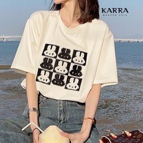 KARRA 아케이드래빗티셔츠_A4M0069