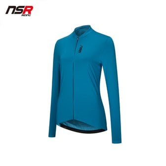 NSR [모바일전용] NSR 업사이클 긴팔 저지 여성 CLUB UPCYCLE THERMO LONG SLEEVE JERSEY WOMEN 동계용 자전거 의류