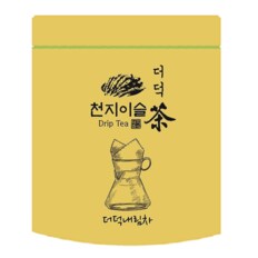 천지이슬 더덕차 100g Free Micro Plastics (종이필터 Drip Tea)