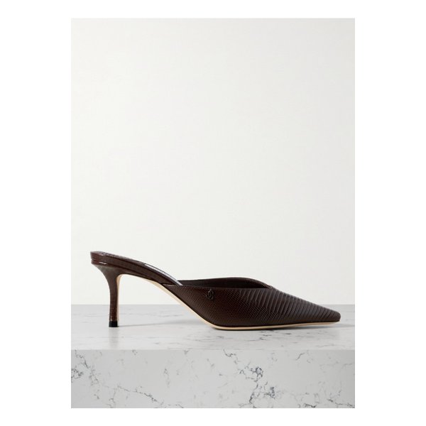 비비 65 크로크-이펙트 가죽 뮬 1647597347843015