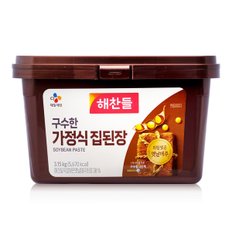 해찬들 구수한 가정식 집된장 3kg 1개