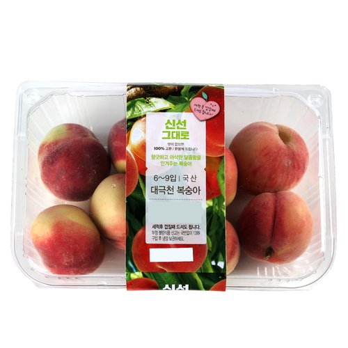 [SSG] 대극천복숭아 6~9입 팩