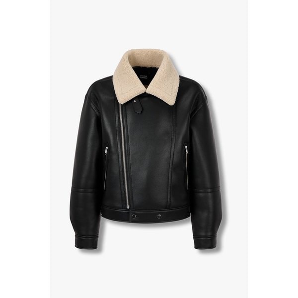 [MEN] 신세틱 레더 비조디테일 무스탕 9155461131099