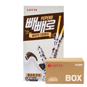 롯데 빼빼로 화이트 쿠키 37g 40입