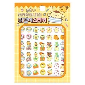 산리오 폼폼푸린 귀걸이 스티커