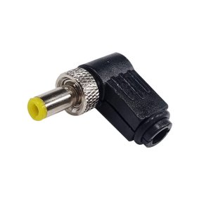 DC 제작용 커넥터 나사 잠금 전원 플러그 잭 ㄱ자형 5.5x2.1-2.5mm SDP100