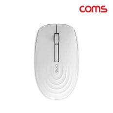 Coms 무소음 무선 옵티컬 마우스 White 2.4GHz