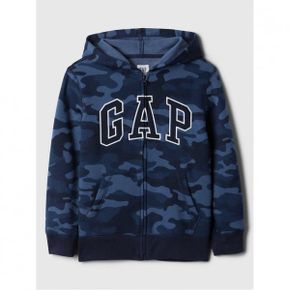 키즈 갭 GAP 로고 집업 후디 후드티 블루 camouflage 7368118