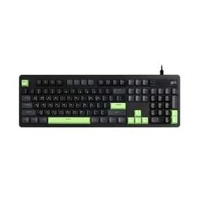 지클릭커 OFFICEPRO OPK50 사일런스 M RGB 무소음 방수 104 (Poker Green)