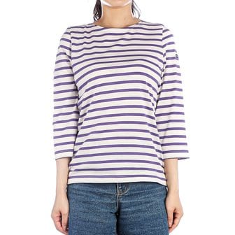 세인트제임스 24SS (4131 ECUME VIOLET) 여성 갈라티 7부 티셔츠_