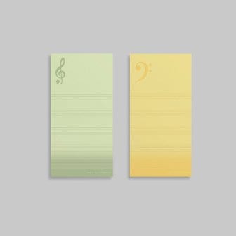 프레젠트 서래 Music note pad