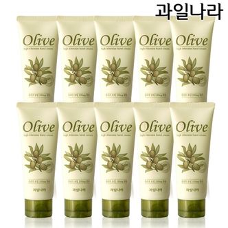 과일나라 올리브 인텐시브 핸드크림 100ml x 10개[30332319]