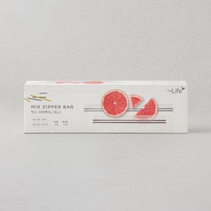 THE LIFE 더라이프 믹스지퍼백 L/XL 30매(대형 15매, 특대형 15매)