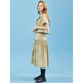 Picnic Two Piece Banding Skirt Beige