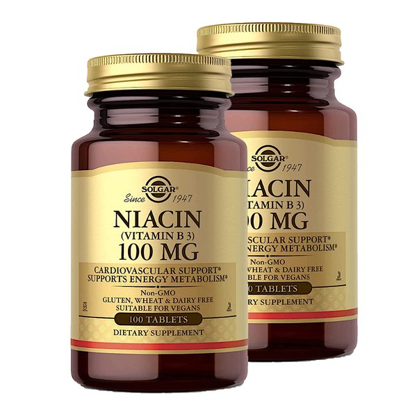 솔가 니아신 비타민B3 Niacin Vitamin 100mg 100정x2