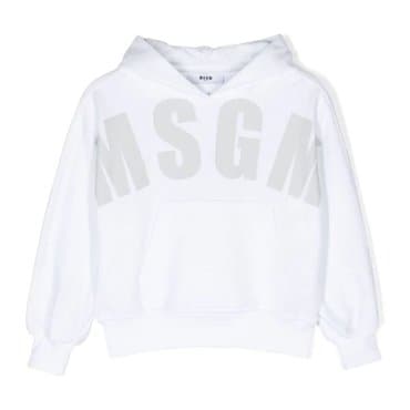 MSGM [해외배송] 엠에스지엠 주니어 긴팔티셔츠 S4MSJUHS014 001 BIANCO