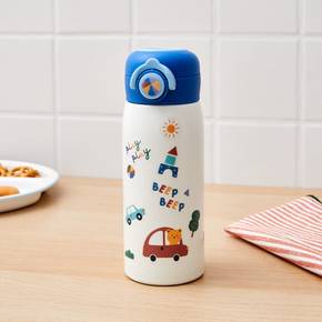 분해가 간편한 DIY 어린이 스티커 보온병 360ML 플레이베어