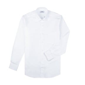 (일반핏)프리미엄 140`S  흰색 트윌 솔리드 긴팔와이셔츠   (RKSSG1010-WH)