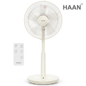 한경희 14형 초미세풍 발터치 리모컨 스탠드 선풍기 크림화이트