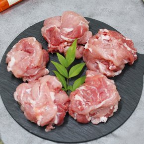 무항생제 돼지고기 초록한돈 뒷다리살(후지) 2kg (500g 4팩)