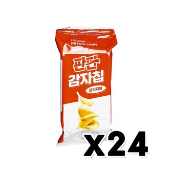  판판 감자칩 오리지널 스낵과자 35g x 24개