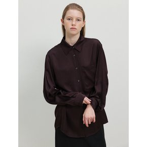 Satin Blouse_Brown