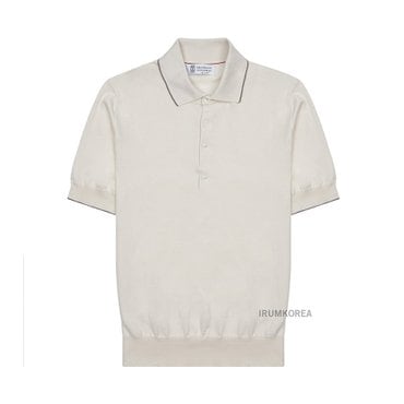 브루넬로쿠치넬리 [브루넬로 쿠치넬리] SS25 남성 라이트 폴로 티셔츠 M29805205 CXV04