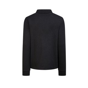 [25FW] [스테디셀러] 차콜그레이 로고자수 면 긴팔카라티셔츠 WHTS5D302CG
