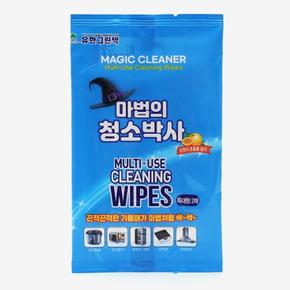 특대형 자동차 실내세차 살균세정티슈 일회용청소손걸레 2매