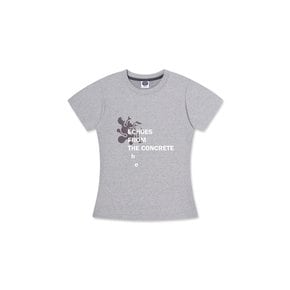 [우먼] 앨빈클로 CONCRETE 세미크롭 반팔티 AST3701 (3COLOR)