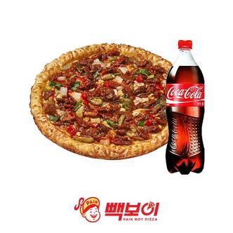 빽보이피자 열탄불고기 피자L + 코카콜라 1.25L