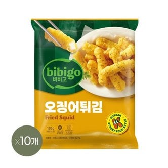 CJ제일제당 비비고 오징어튀김 180g x10개