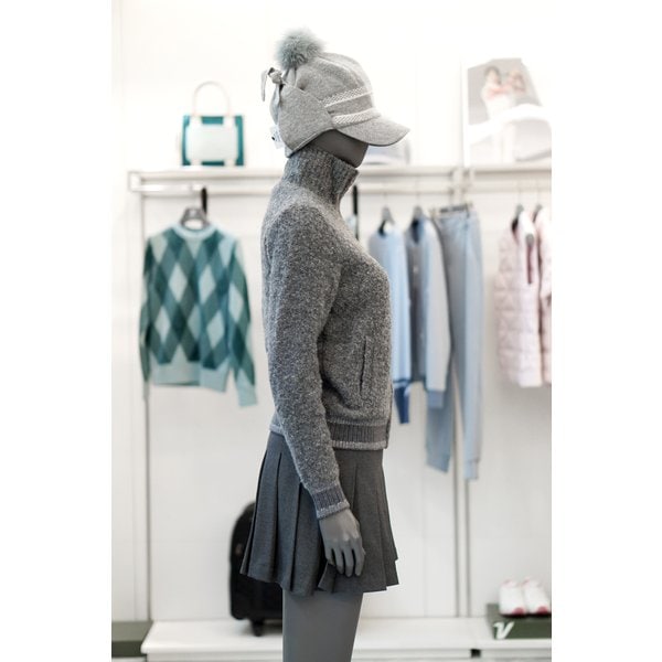 [여주점] 골프웨어 여성 골프 부클 방풍 풀집업 점퍼 SOA11