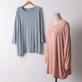 / 빅사이즈 509 데일리실키긴팔티셔츠 DARI266