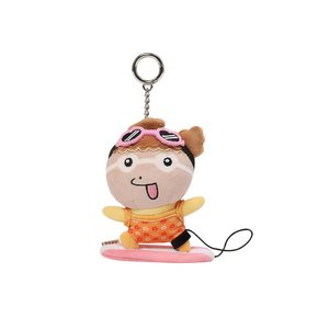 루프루프 X 마루는 강쥐 [서핑짱 마루] 봉제 인형 키링