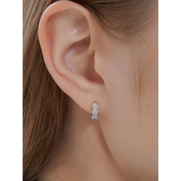 에센스 실버(W) 랩다이아 트리아 원터치 귀걸이_0.1CT HL4E58429W9XXX