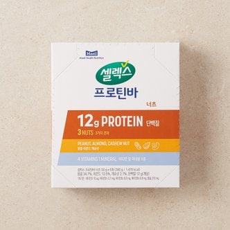 셀렉스 코어프로틴 너츠바(50g*6입)