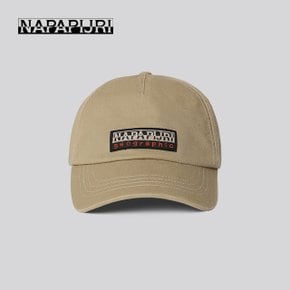 [공식] 나파피리 페이스 로고 볼캡 모자 Mineral Beige