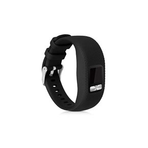 2x 교환 벨트 대응 Garmin Vivofit 4 밴드 - 실리콘 소프트 TPU 내구성 흑색