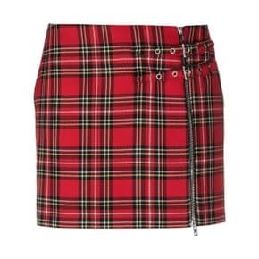 Skirt Alessandra Rich Womens Skirt FAB3423 F4067 1993 RED/BLACK