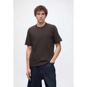 Abercrombie  Fitch 아버크롬비 앤 피치 헤리티지 티 - 기본 티셔츠 연한 갈색 8097464
