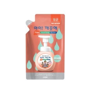 아이깨끗해 거품형 촉촉한 복숭아향 리필 200ml